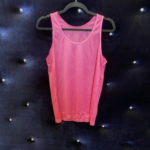 Pink American Apparel  Basketball Jersey